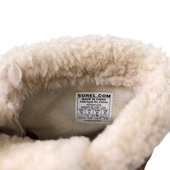 Sorel Joan Of Arctic Wedge II Cozy Boots Womens Size 10 Camel Brown - Picture 7 of 7